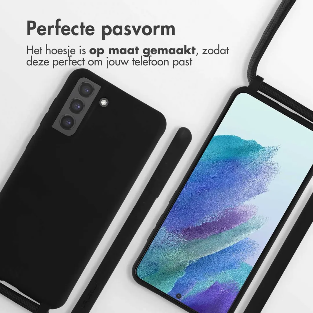 Imoshion Hoesje Samsung Galaxy S21 FE - Siliconen Zwart - afbeelding 6 van 6