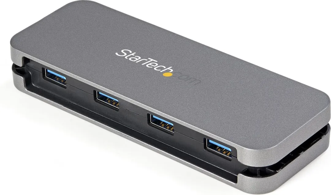 Startech HB30CM4AB USB-Hub - Zwart/Grijs