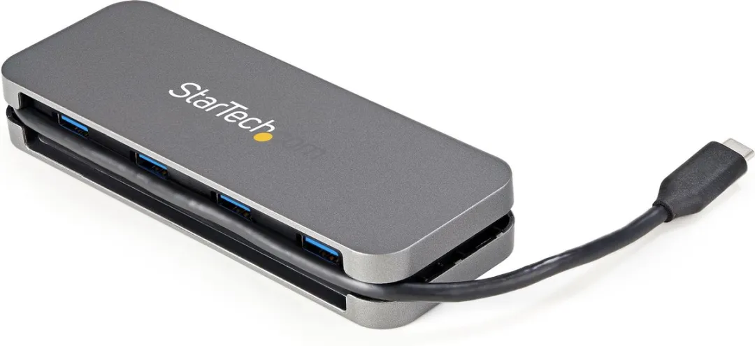 Startech HB30CM4AB USB-Hub - Zwart/Grijs