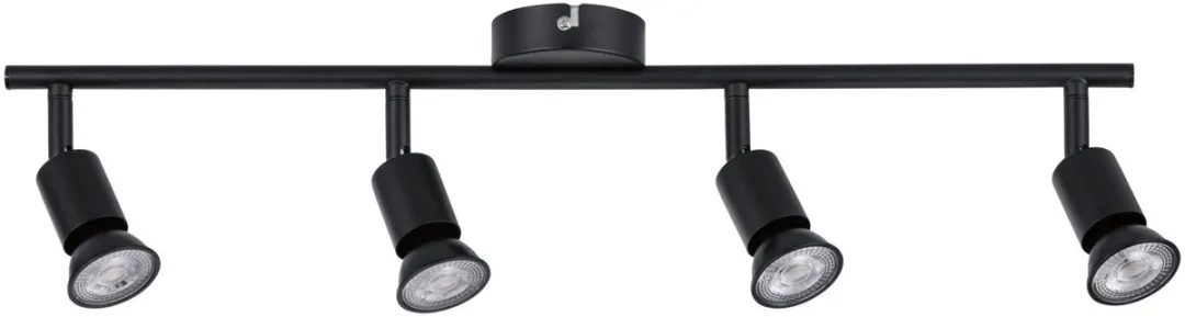 Paulmann Spotlight Carolina GU10 4x10W - Zwart mat