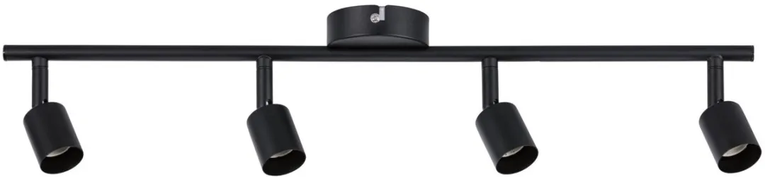 Paulmann Spotlight Carolina GU10 4x10W - Zwart mat
