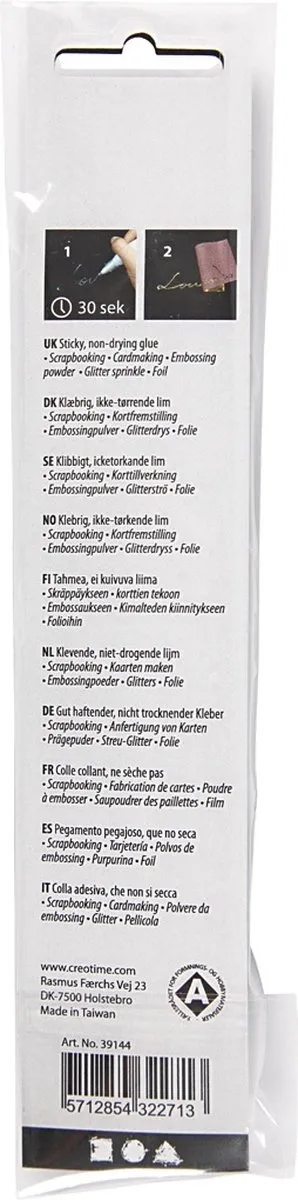 Creativ Company Creotime Lijmpen Transparant 15cm - 10g