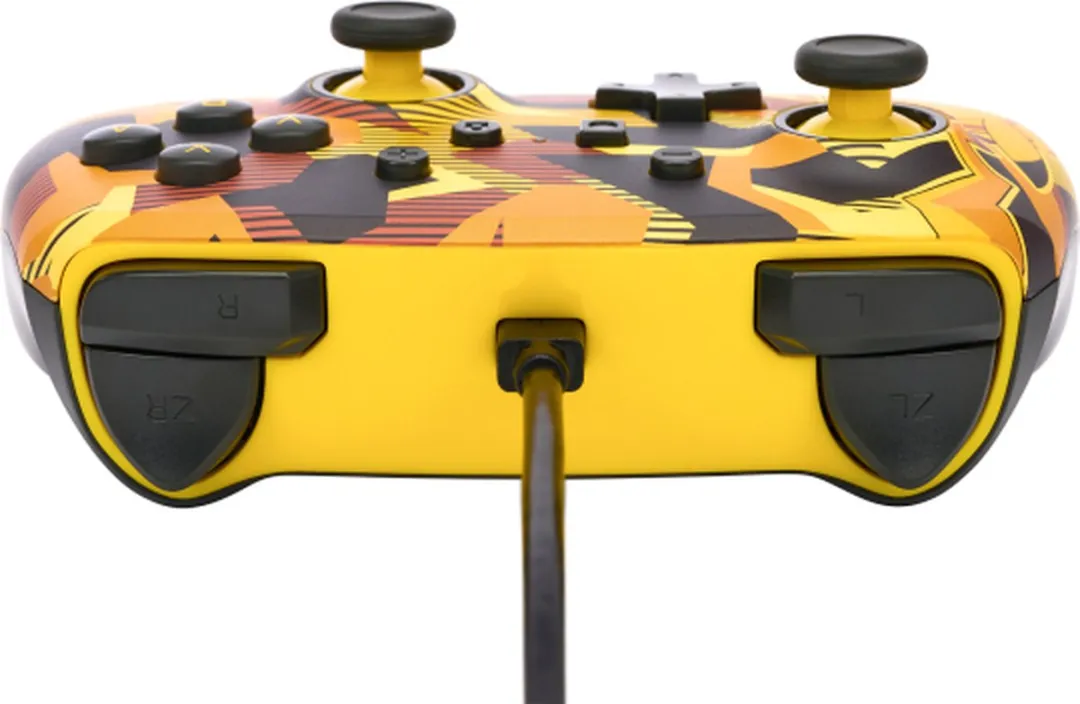 POWERA NSGP0094-01 Geavanceerde Bedrade Controller Nintendo Switch - Camo-Storm Pikachu