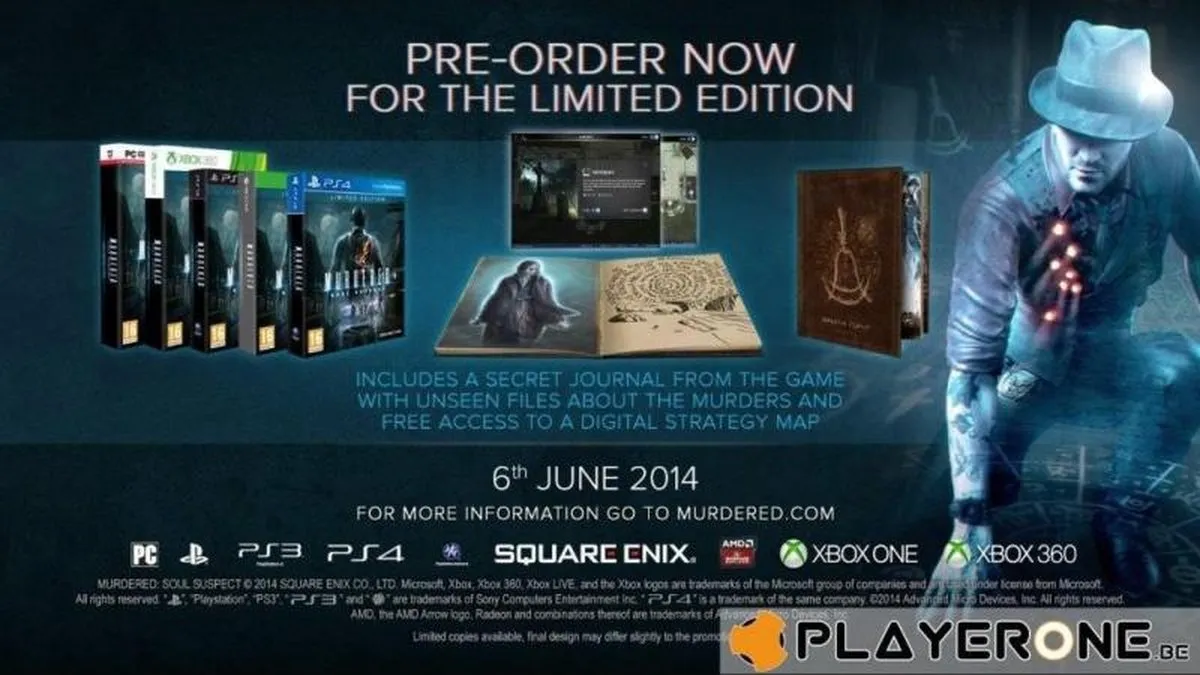 Square Enix Murdered Soul Suspect Limited Edition Xbox 360