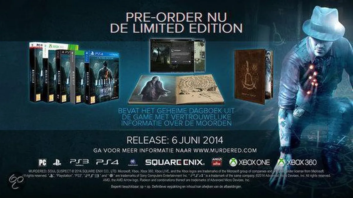 Square Enix Murdered Soul Suspect Limited Edition Xbox 360