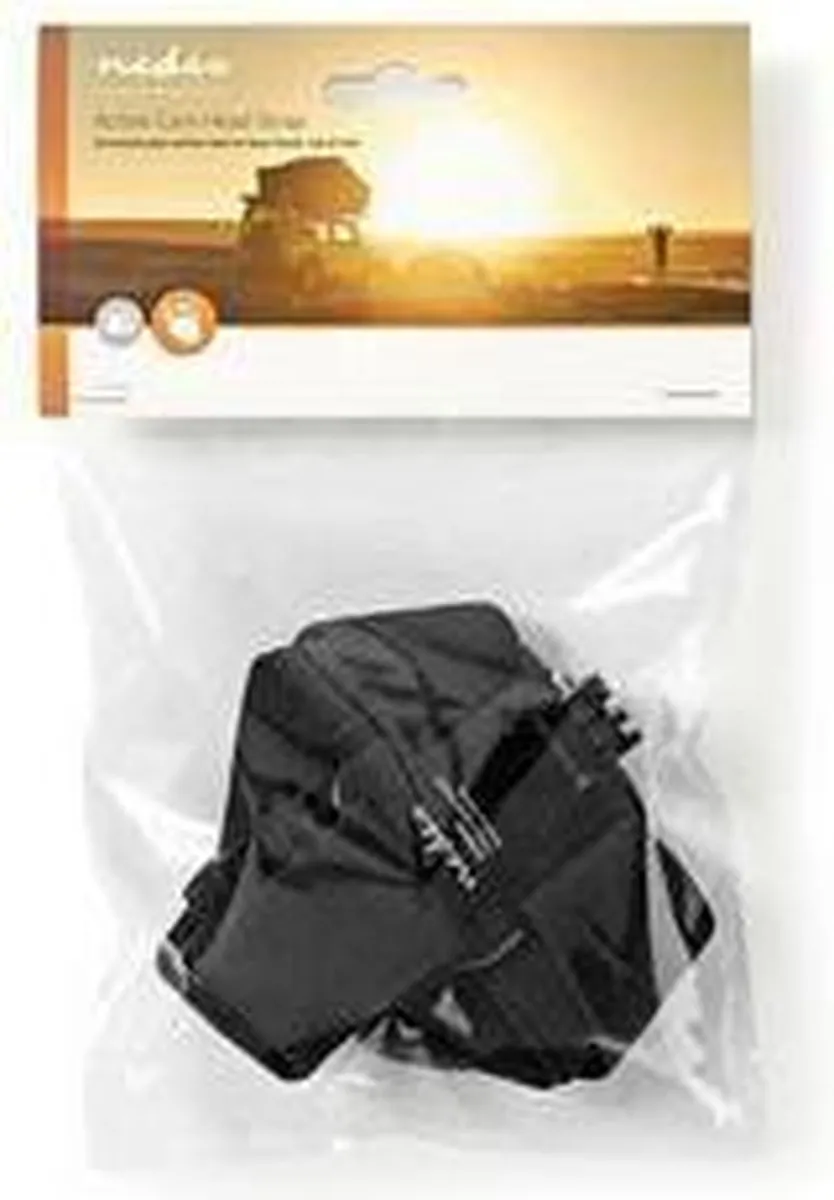 Nedis ACMK04 Action Cam Hoofdband - Zwart