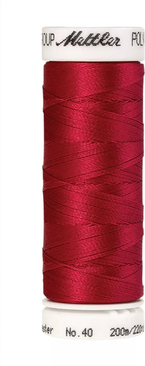 Amann Mettler Polysheen Borduurgaren 200m - Rood