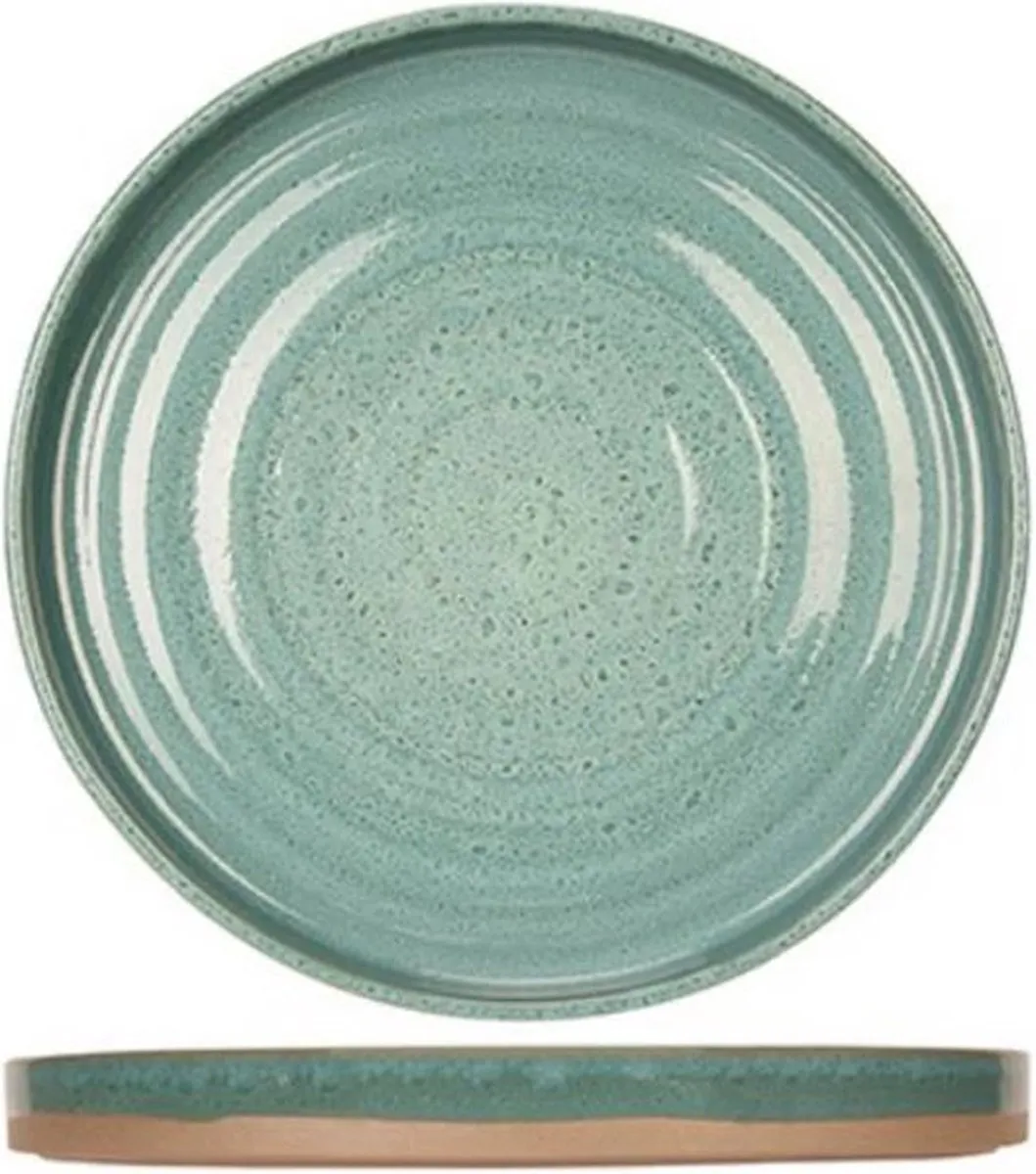 Cosy&Trendy Bord D26cm Basalt Ocean Green - 6 Spelers