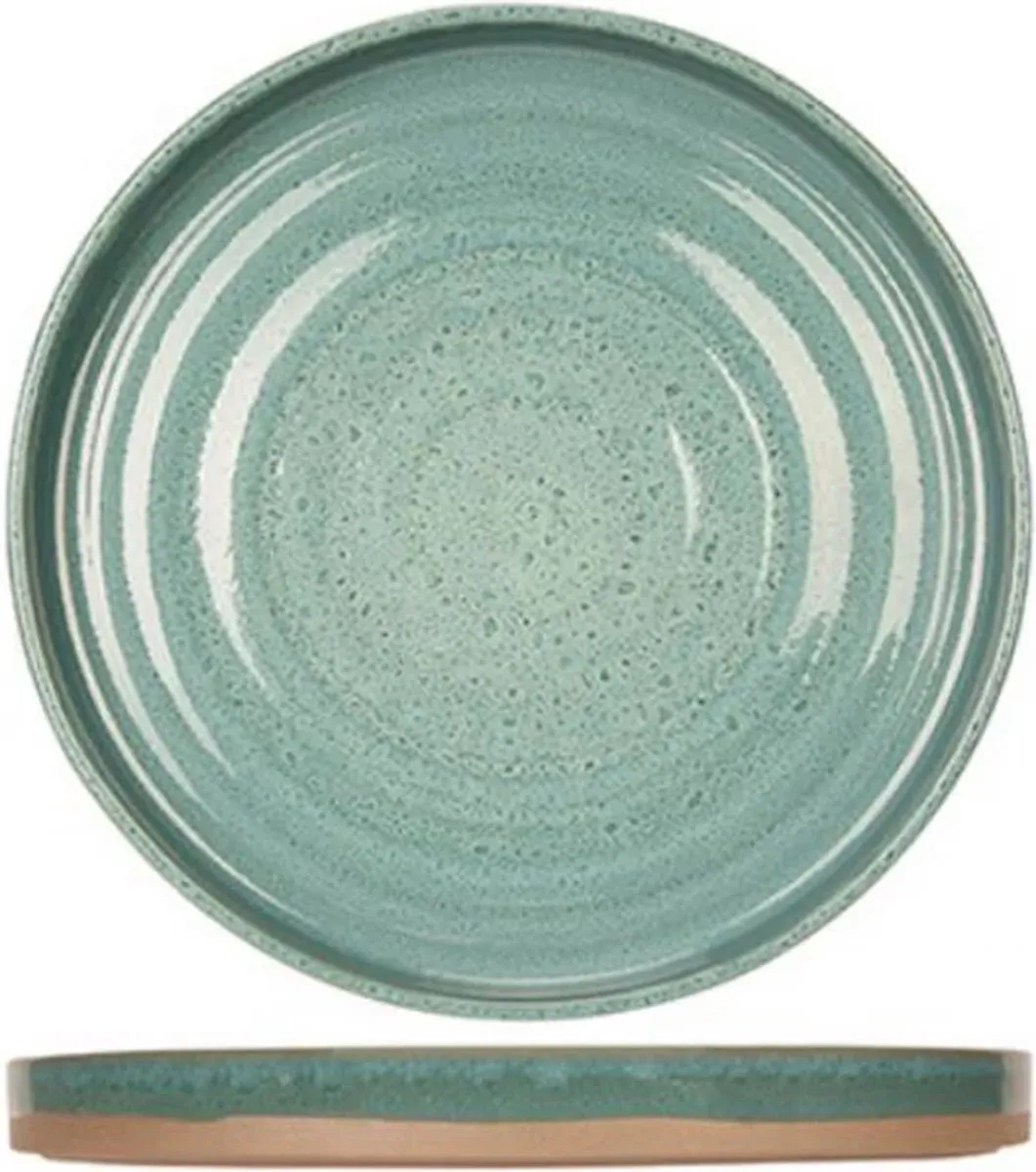 Cosy&Trendy Bord D26cm Basalt Ocean Green - 6 Spelers