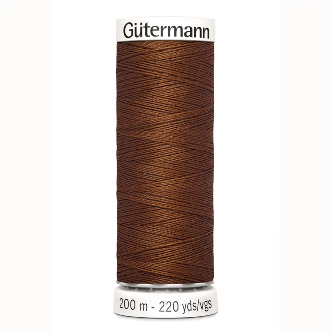 Gutermann Polyester Naaigaren 200m - Bruin