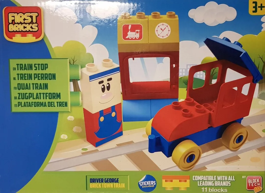 First Bricks trein - blokken - bouwstenen- stenen