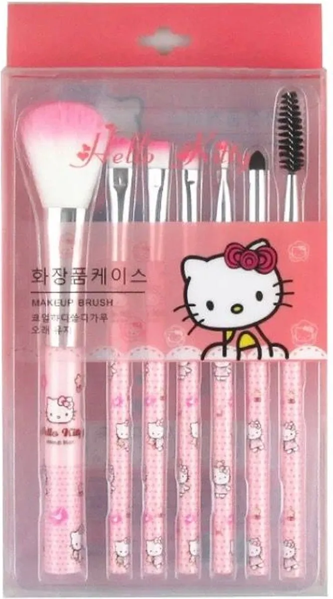 Hello Kitty Make-Up Borstel Set