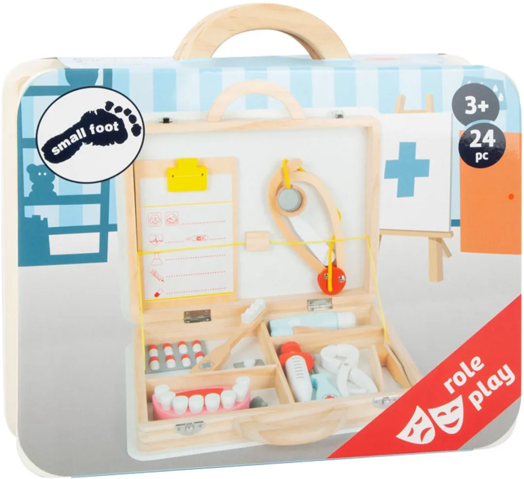 Small Foot Dokter & Tandarts 2in1 Set - Houten Koffer