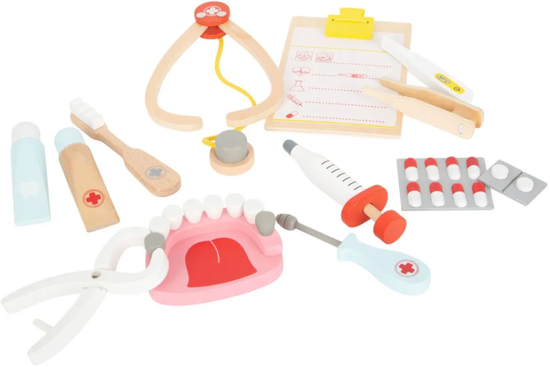 Small Foot Dokter & Tandarts 2in1 Set - Houten Koffer