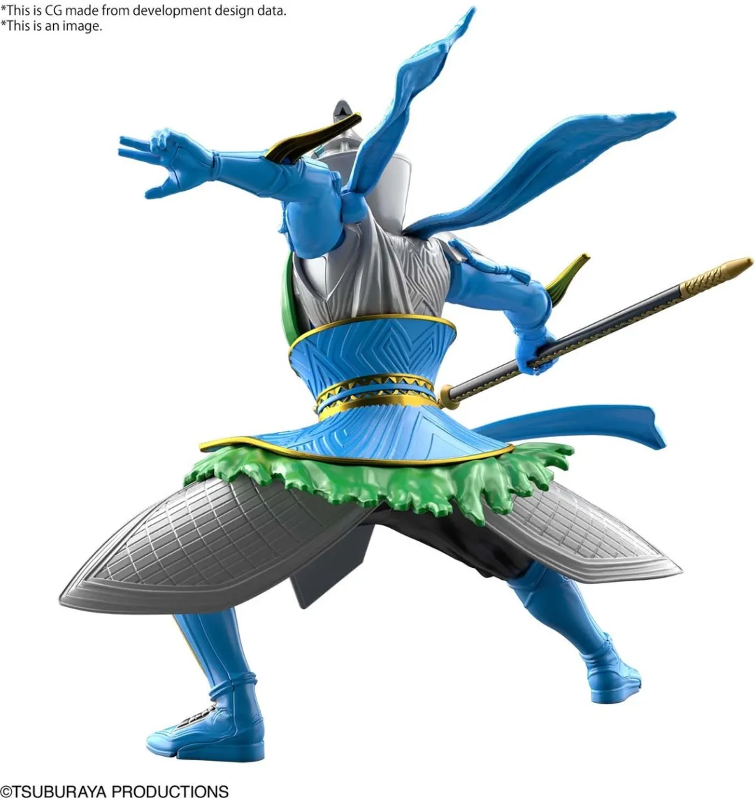 Bandai Hobby Ultraman The Armour of Legends Entry Grade Model Kit Fuma (Zhang Fei) - 28 Onderdelen - Zwart