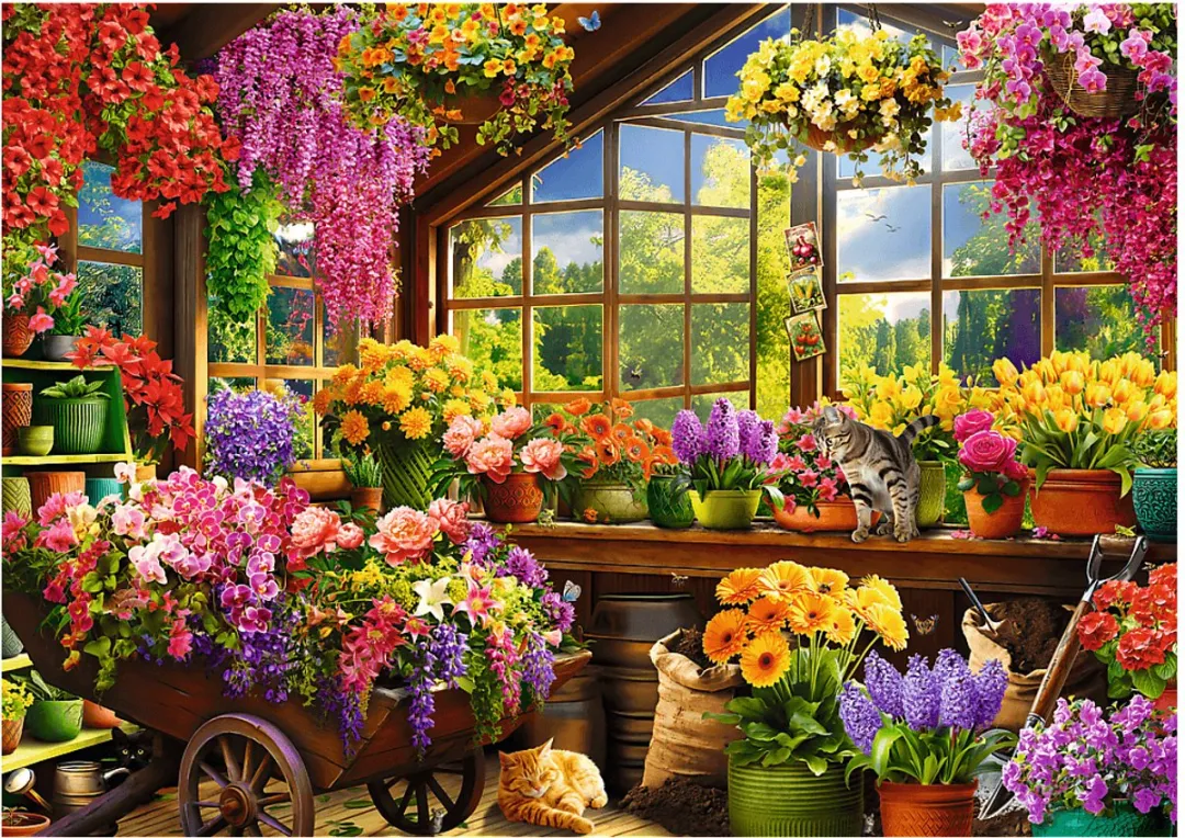 Trefl Puzzel 1000 Stuks Tea Time - Multicolor