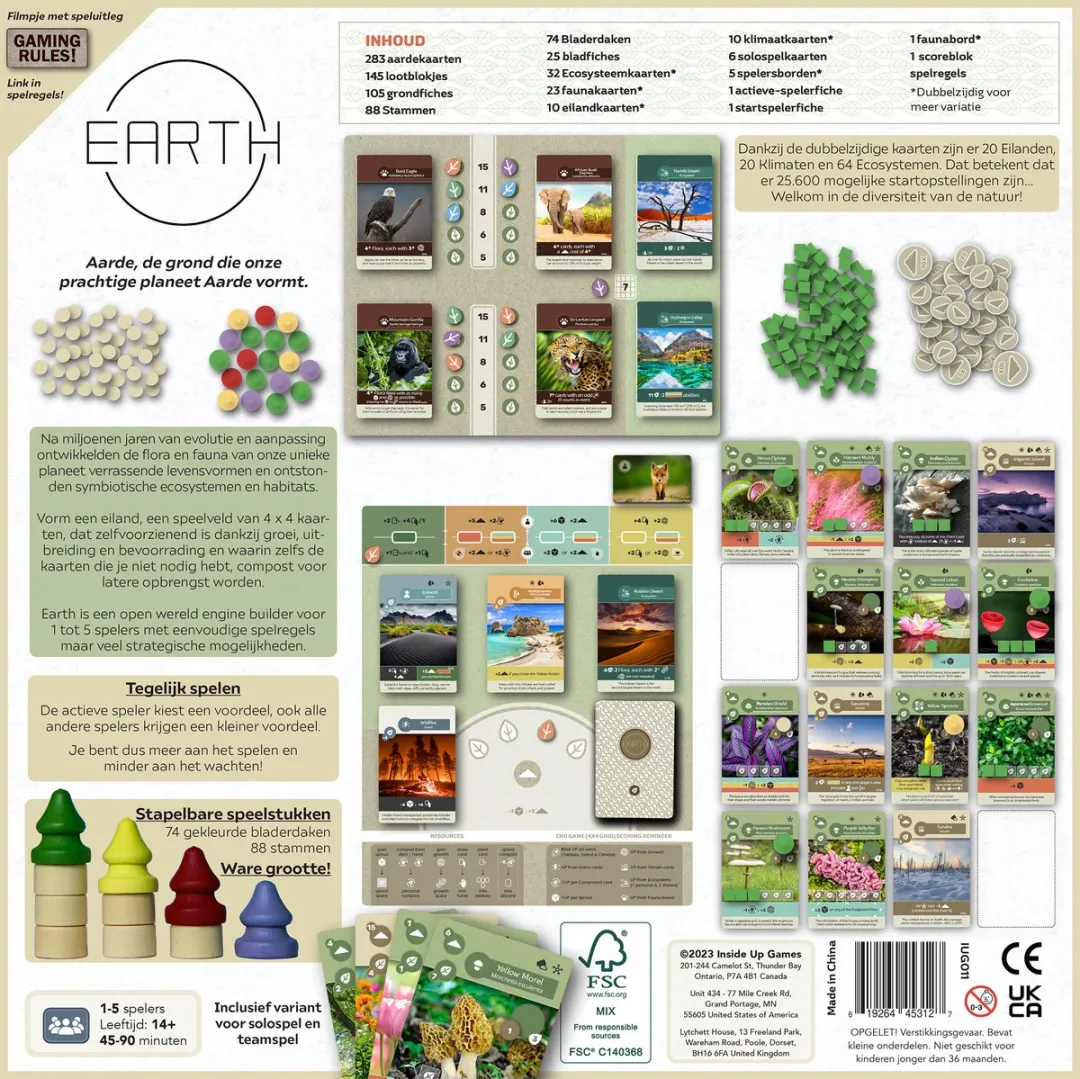 Geronimo Games Earth Strategisch Bordspel - 1-5 Spelers