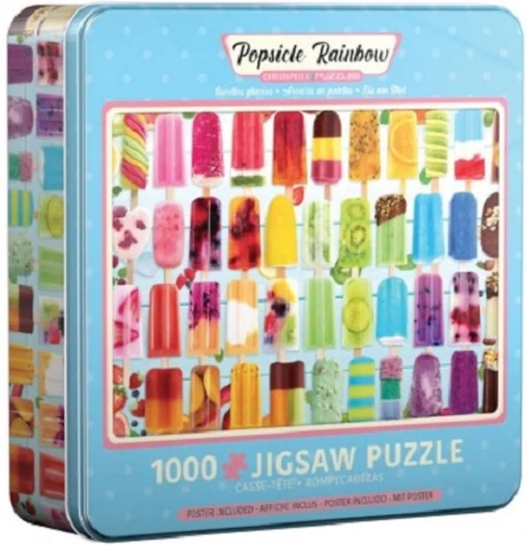 Eurographics Popsicle Rainbow Tin 1000 Stuks
