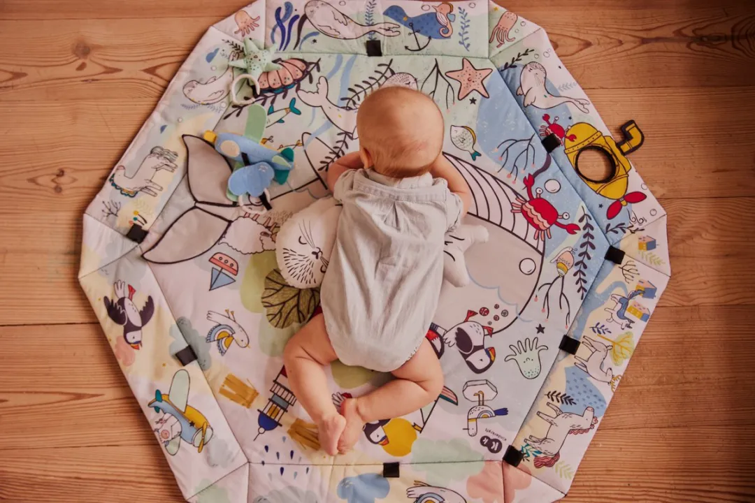 KinderKraft SMARTPLAY SEA Speelkleed met Speelbogen - 5 Stuks - Meerkleurig