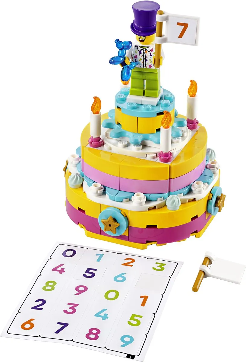 LEGO Verjaardagsset 40382 - 141 Stukken - Multikleur - afbeelding 2 van 6