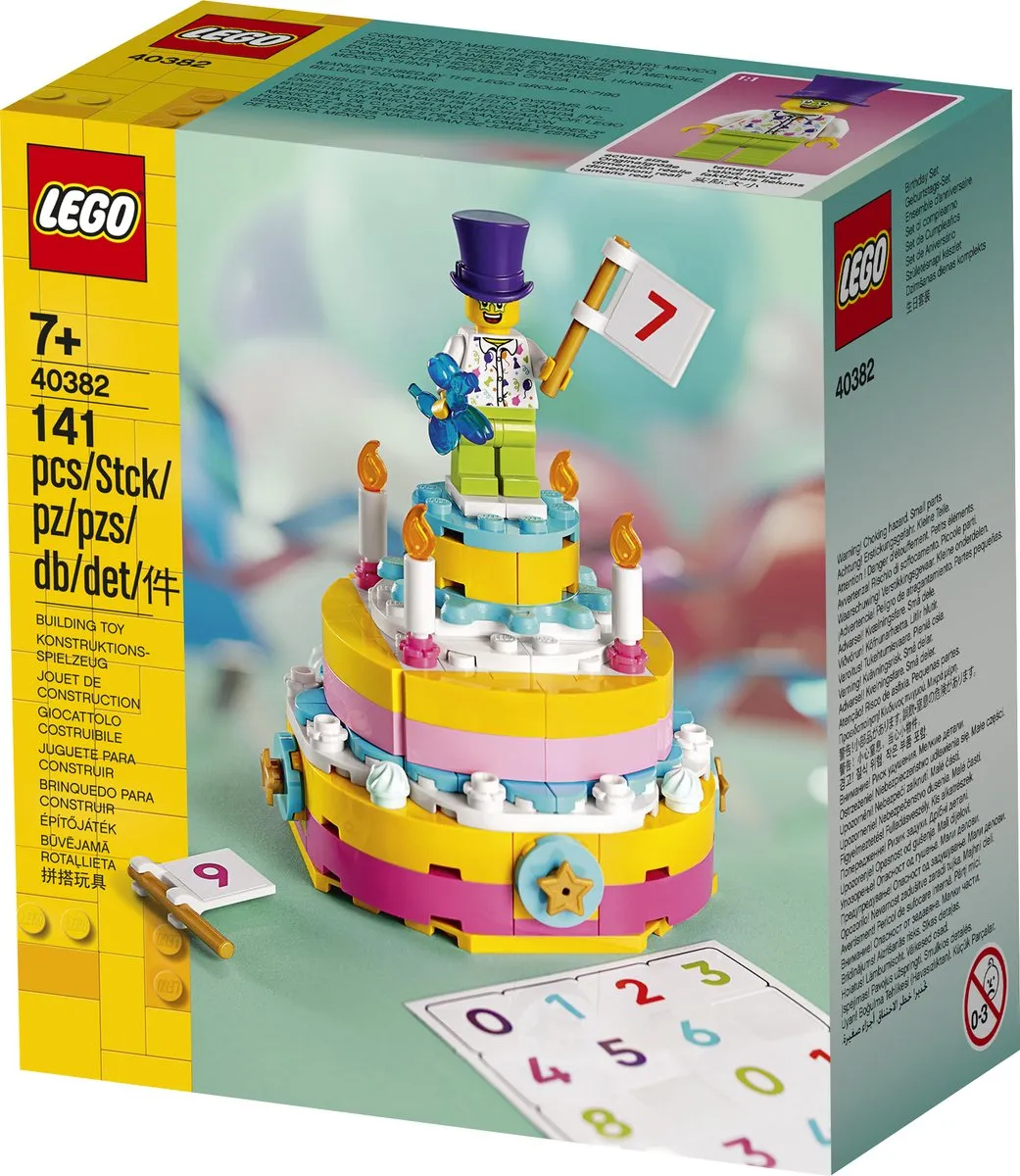 LEGO Verjaardagsset 40382 - 141 Stukken - Multikleur - afbeelding 4 van 6