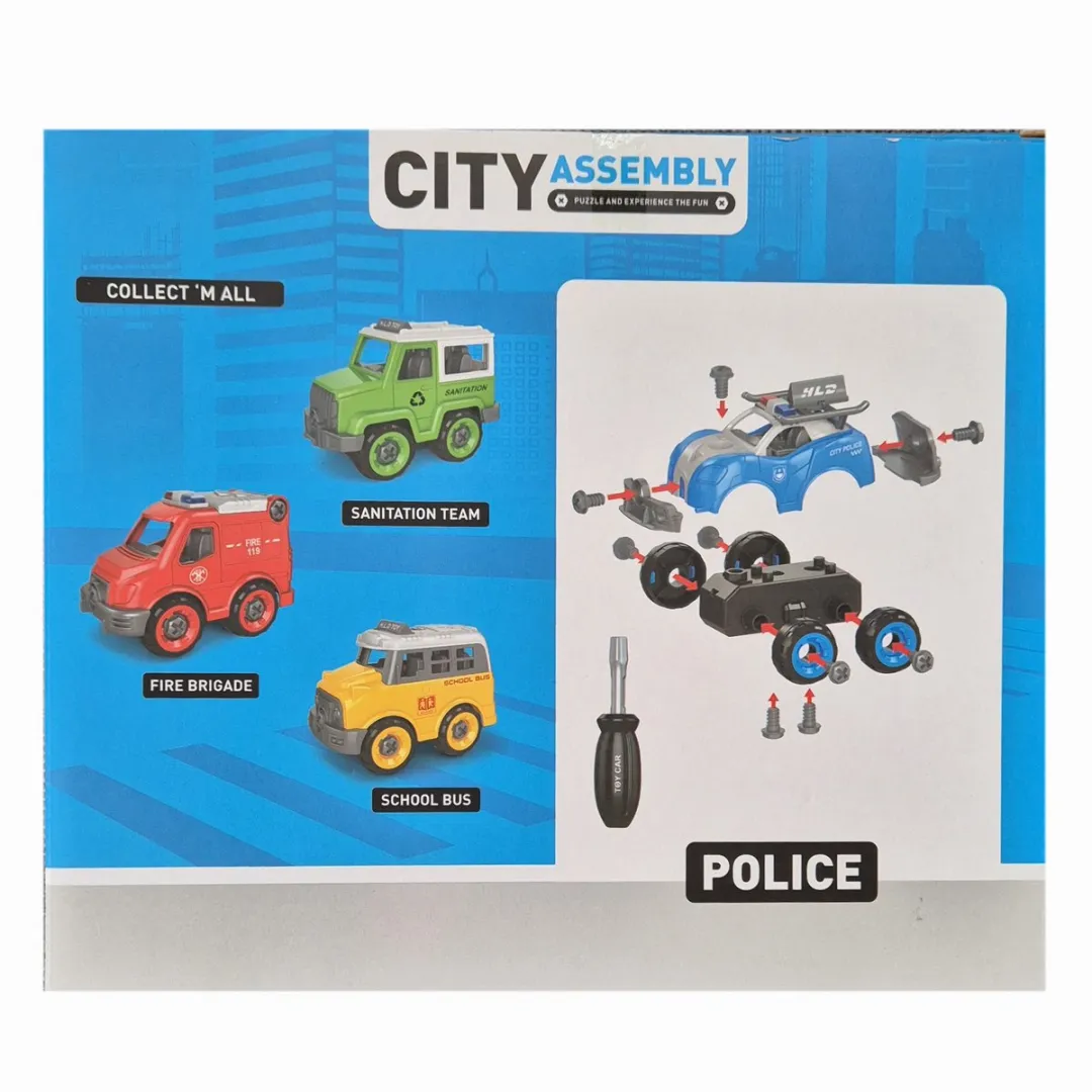 Ruby Toys Police City Bouwset - Blauw