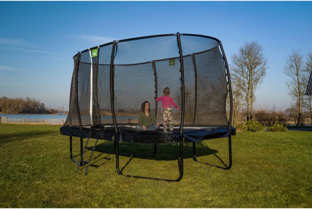 EXIT Allure Premium Trampoline 244x427cm Groen