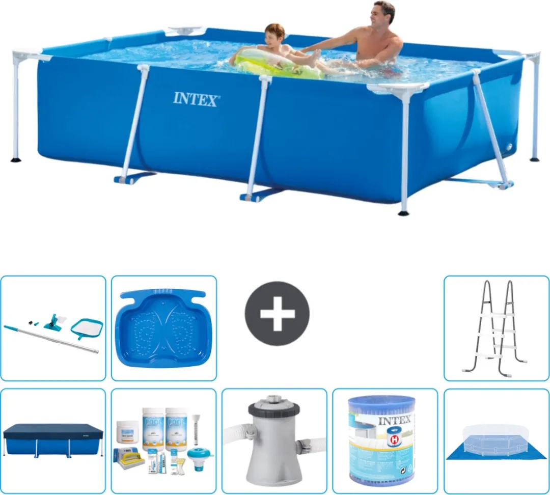 Intex Rechthoekig Frame Zwembad 260x160cm