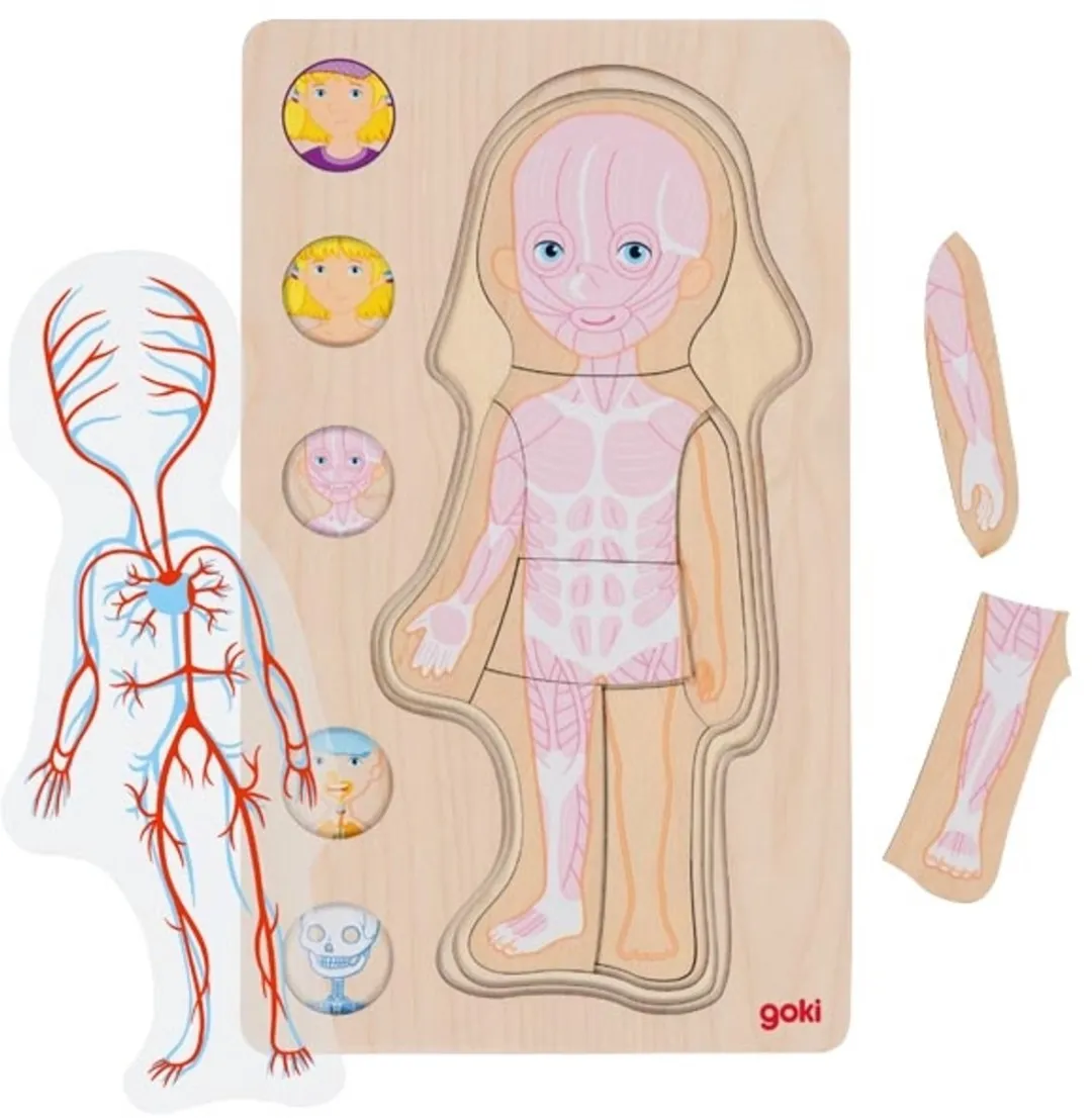 Goki Puzzle Girl 29 Stuks - Multicolor
