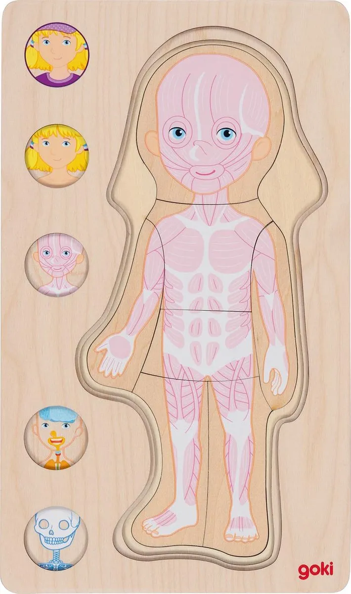Goki Puzzle Girl 29 Stuks - Multicolor