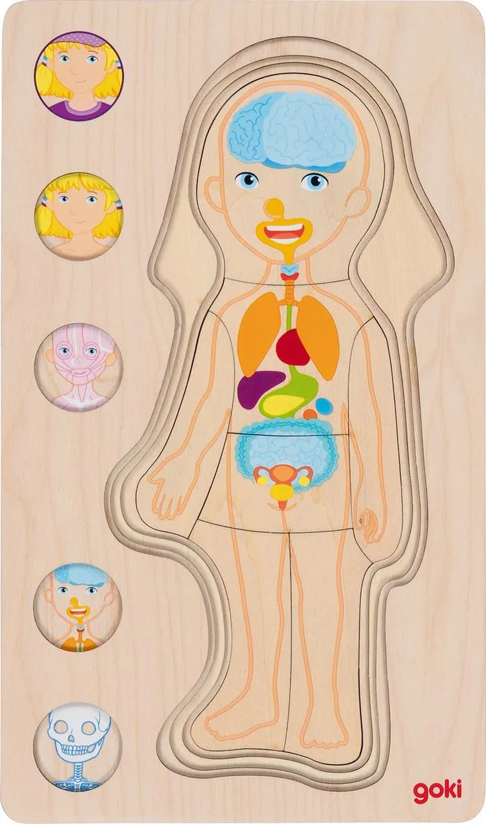 Goki Puzzle Girl 29 Stuks - Multicolor