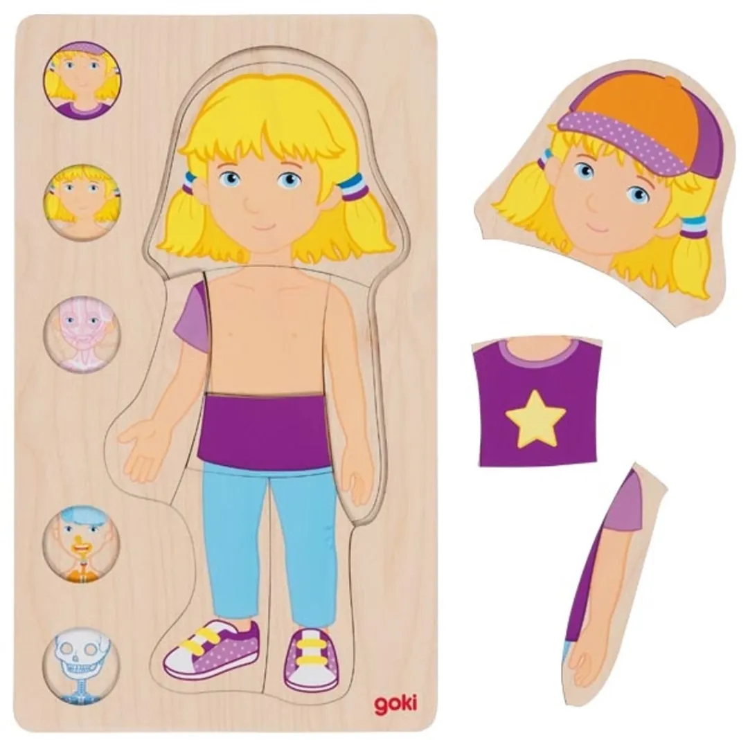 Goki Puzzle Girl 29 Stuks - Multicolor