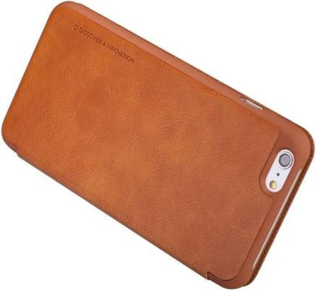 Nillkin Qin Leather Booktype Hoes iPhone 6/6s - Bruin