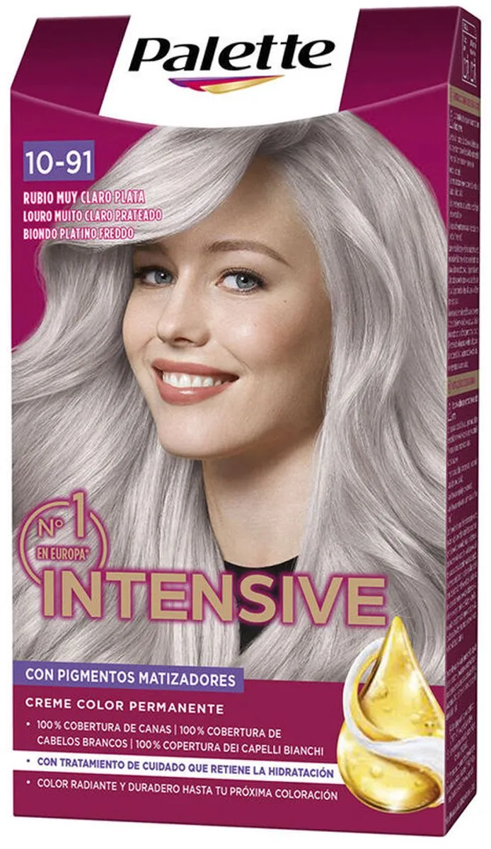 Schwarzkopf Palette Intensive 10.91 Rubio Zeer Licht Zilver