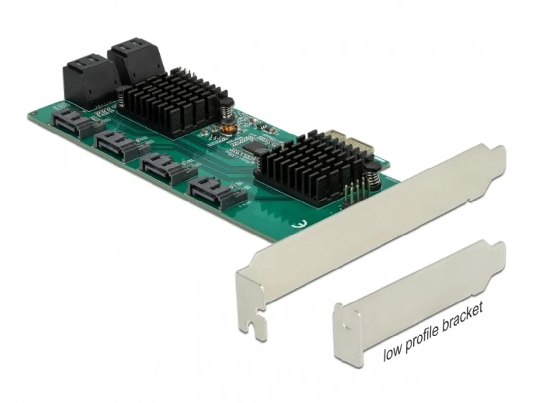 Delock 90072 8-Port SATA PCIe x1 Kaart