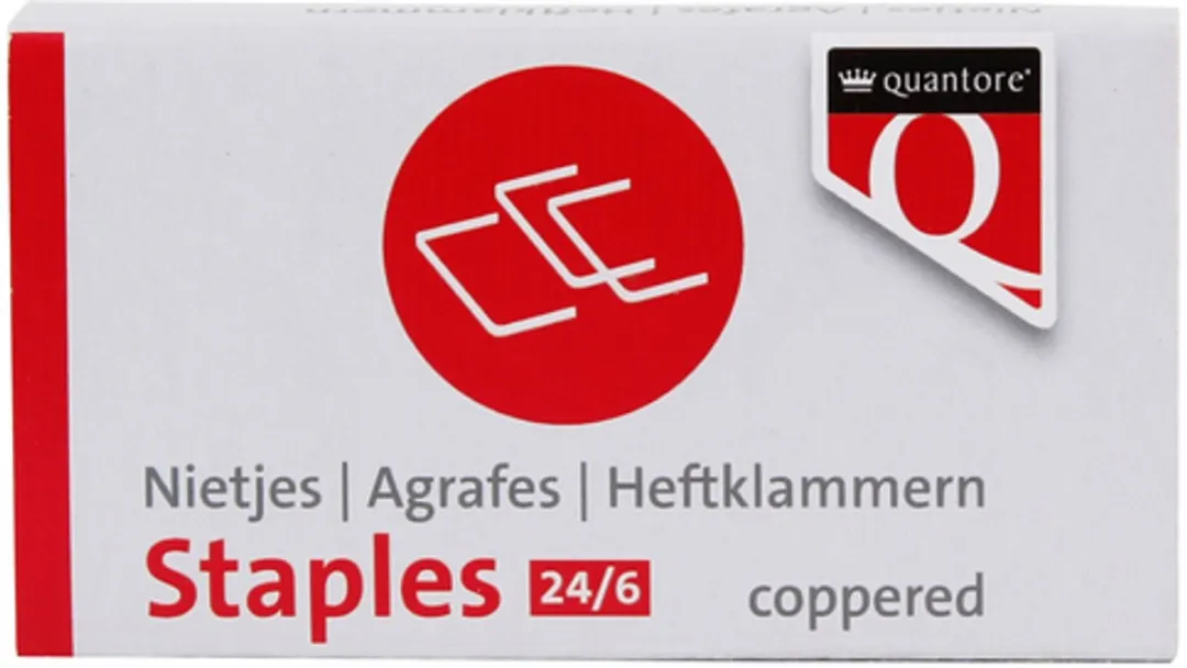 Quantore 24/6 Verzinkte Standaard Nietjes