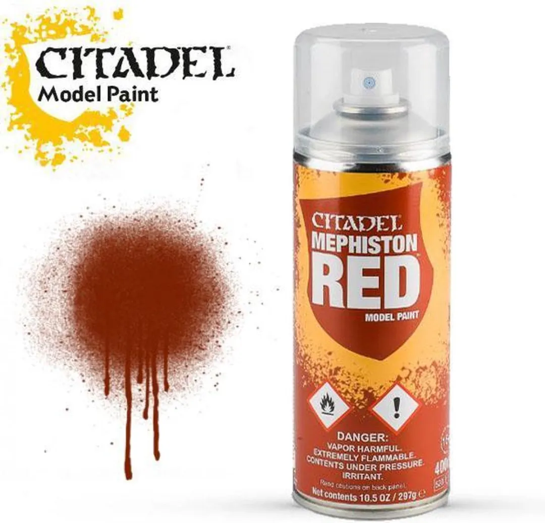 Games Workshop Citadel Spray Mephiston Red