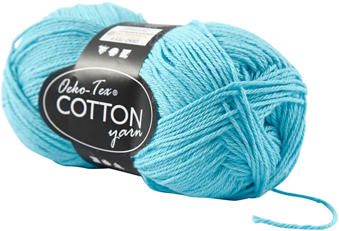 Creativ Company Katoengaren 8/4 50gr - Turquoise