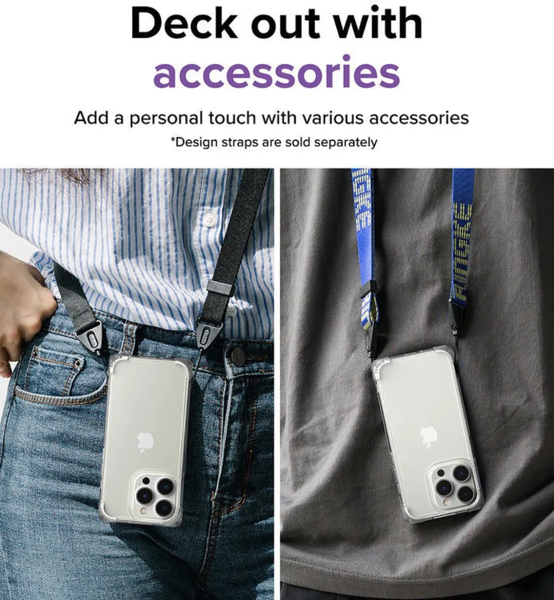 Ringke Fusion Bumper Hoesje iPhone 14 Pro Max - Paars/Transparant - ACS-FUSN-IP14PM-TP/PA