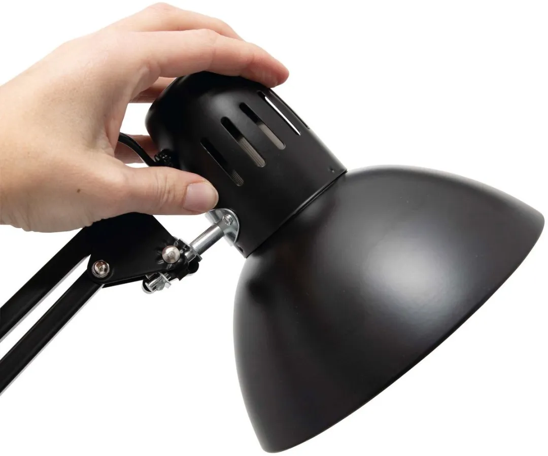 MAULstudy Bureaulamp Metaal Zwart - E27 - 17cm