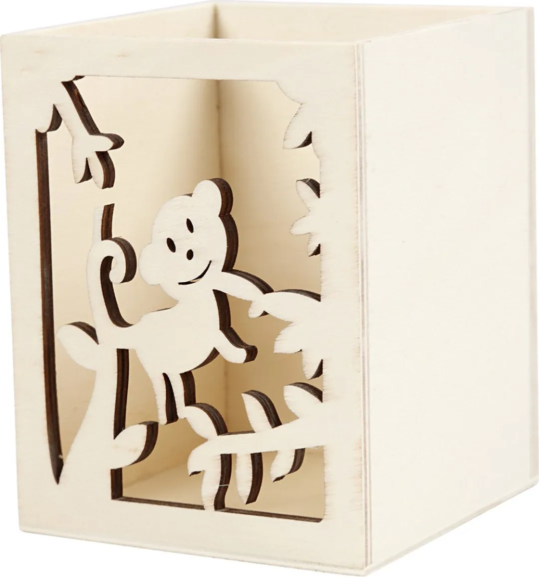Creativ Company Pennenbakje Aap 8x8cm