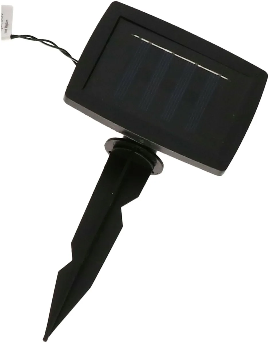 Lumineo Zonne-energie Lichtsnoer 470cm - 10 Leds - Multicolor - Zwart