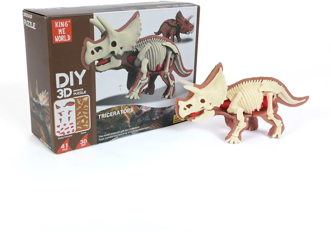 PIA Soft Toys Dino 3D Anatomie Triceratops