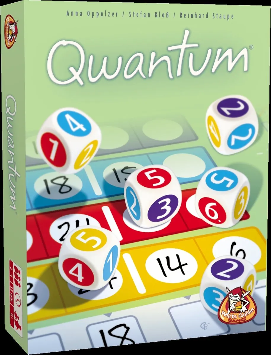 White Goblin Games Qwantum Dobbelspel - 2-4 spelers - 7 dobbelstenen