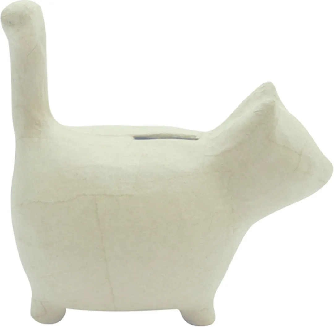 Decopatch Spaarpot Kat - Bruin