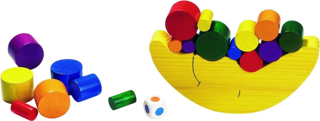 Goki Balancerende Maan Evenwichtsspel 19cm - L19cm
