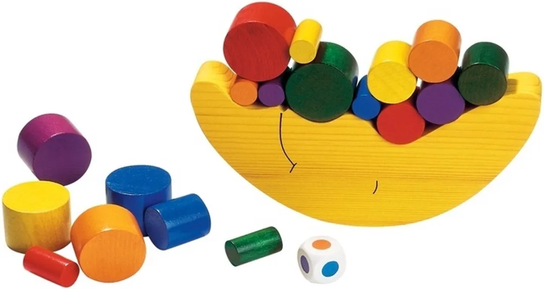 Goki Balancerende Maan Evenwichtsspel 19cm - L19cm