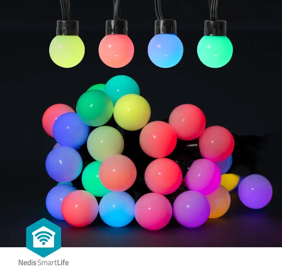 Nedis SmartLife RGB Feestverlichting 48 LED 10.8m - Mat