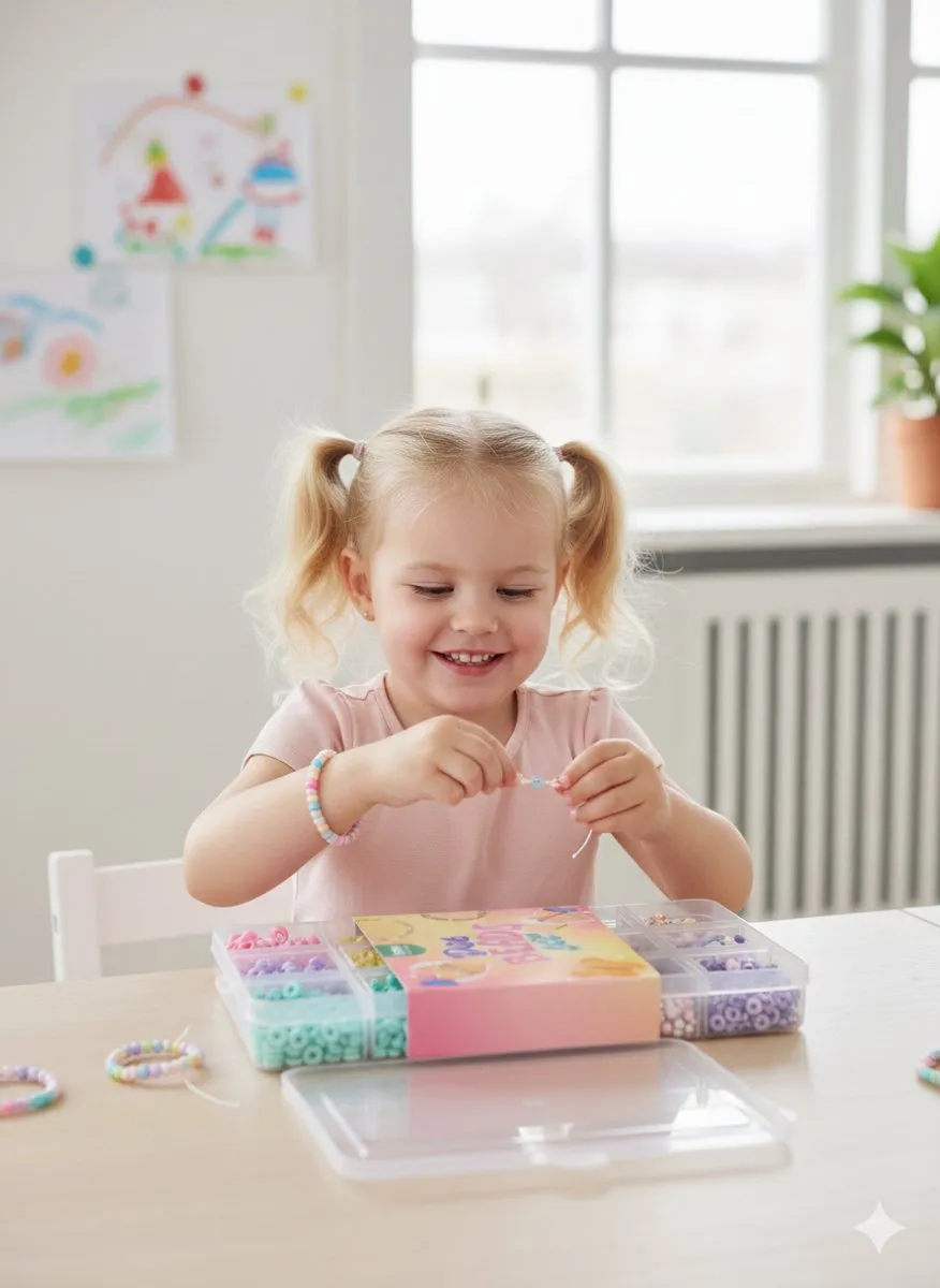 Happy U Kids Armbandjes Maken Set - Pastelkleuren - 800 Stuks