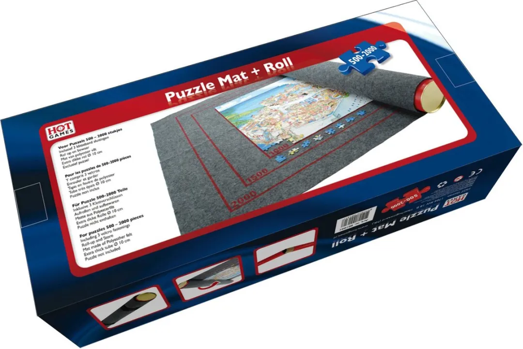 HOT Games Puzzelmat Rol HOT 500 - 2000 Stukjes Multicolor